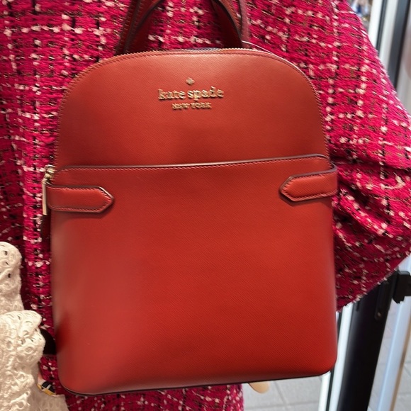 Kate Spade Staci Dome Backpack 
Red Currant - Picture 6 of 16